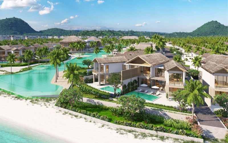 Villa phong cách làng biển Sirina thuộc quần thể nghỉ dưỡng bãi Kem Villa phong cách làng biển Sirina thuộc quần thể nghỉ dưỡng bãi Kem