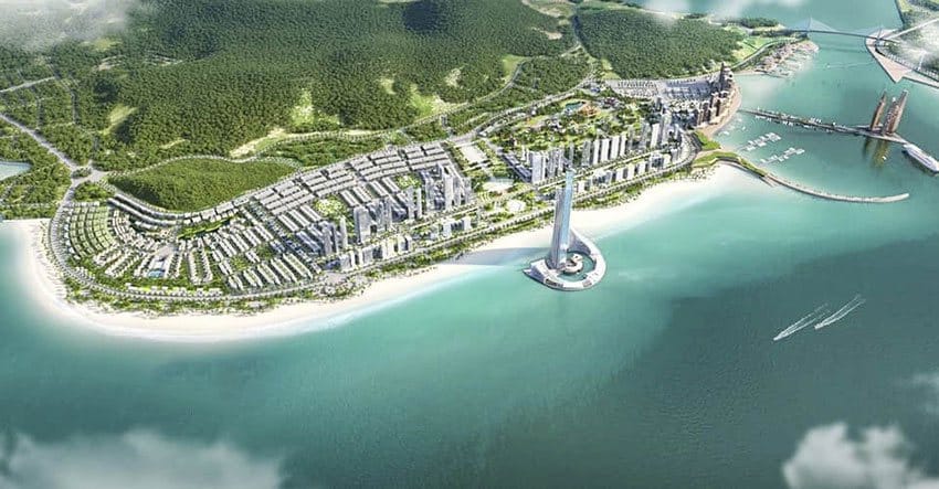 Tổng thế tháp Sun Hạ Long cùng cảnh quan xung quanh Tổng thế tháp Sun Hạ Long cùng cảnh quan xung quanh