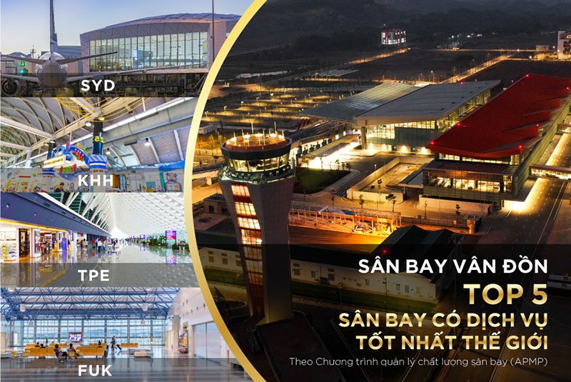 Cảng hàng không quốc tế Vân Đồn lọt top các sân bay có dịch vụ tốt nhất thế giới Cảng hàng không quốc tế Vân Đồn lọt top các sân bay có dịch vụ tốt nhất thế giới
