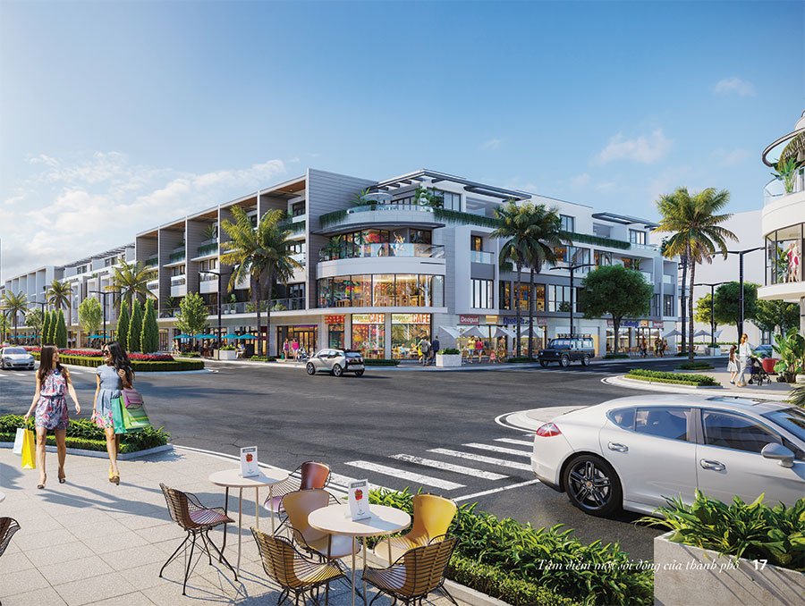 Những căn shophouse kinh doanh Nam Hòa Xuân sầm uất nằm ngay trong khuôn viên dự án. Những căn shophouse kinh doanh Nam Hòa Xuân sầm uất nằm ngay trong khuôn viên dự án.