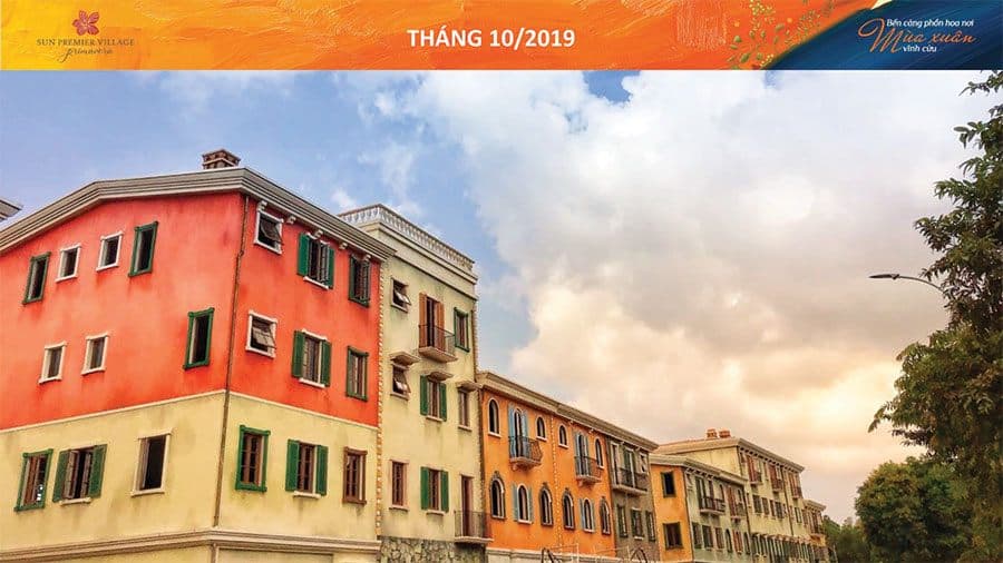 Tiến độ xây dựng Sun Premier Village Primavera Shophouse Địa Trung Hải tháng 10/2019 Tiến độ xây dựng Sun Premier Village Primavera Shophouse Địa Trung Hải tháng 10/2019