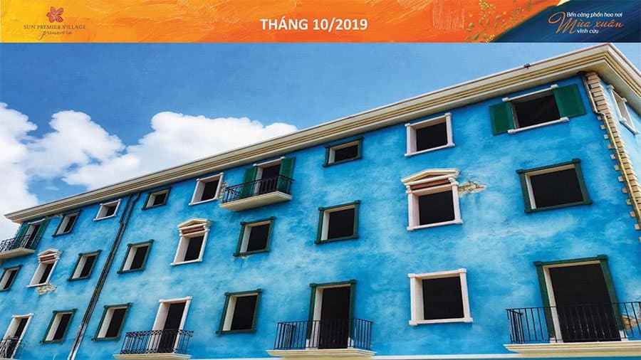 Tiến độ xây dựng Sun Premier Village Primavera Shophouse Địa Trung Hải tháng 10/2019 Tiến độ xây dựng Sun Premier Village Primavera Shophouse Địa Trung Hải tháng 10/2019