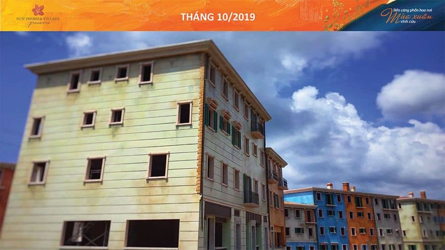 Tiến độ xây dựng Sun Premier Village Primavera Shophouse Địa Trung Hải tháng 10/2019 Tiến độ xây dựng Sun Premier Village Primavera Shophouse Địa Trung Hải tháng 10/2019