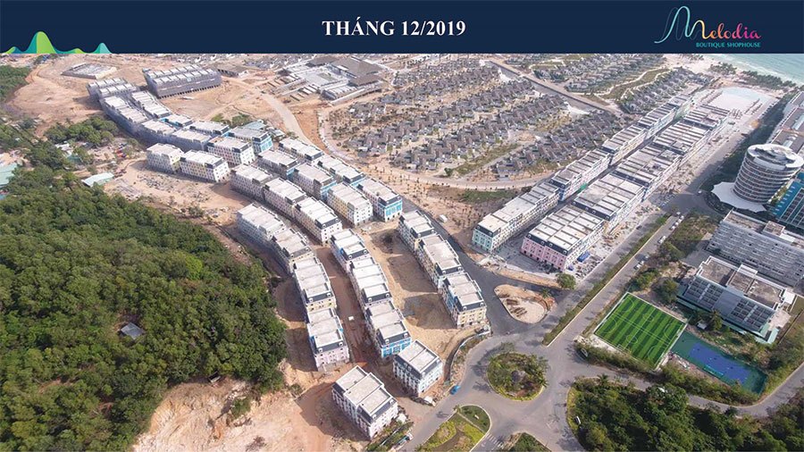 Tiến độ xây dựng Melodia Boutique Shophouse Bãi Kem tháng 12/2019 Tiến độ xây dựng Melodia Boutique Shophouse Bãi Kem tháng 12/2019