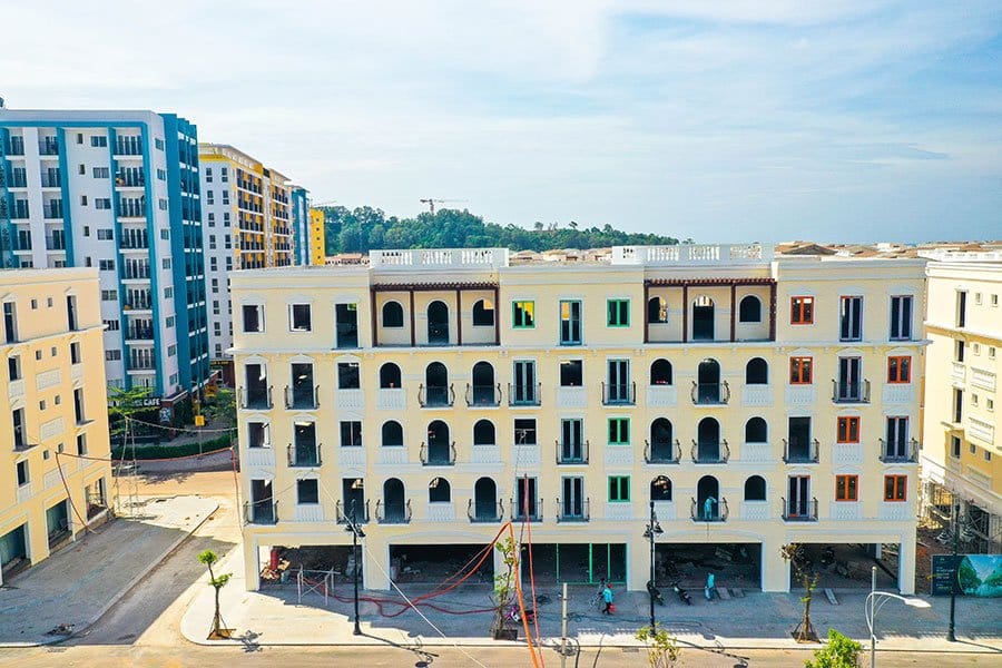 Tiến độ xây dựng Sun Grand City New An Thới tháng 01/2021.