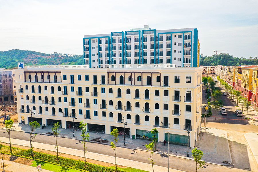 Tiến độ xây dựng Sun Grand City New An Thới tháng 01/2021.