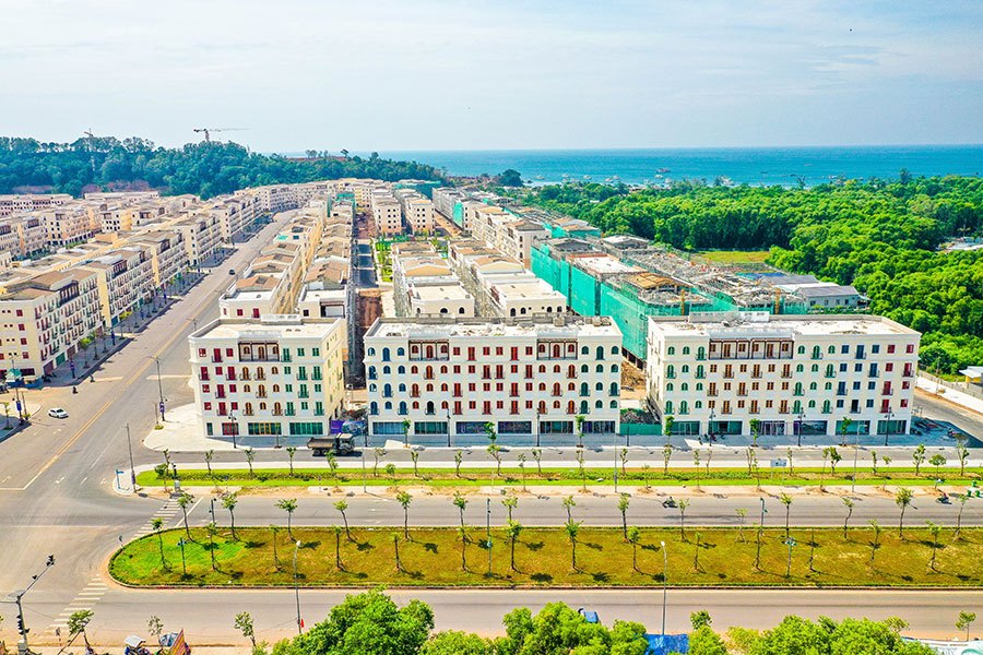 Tiến độ xây dựng Sun Grand City New An Thới tháng 01/2021.