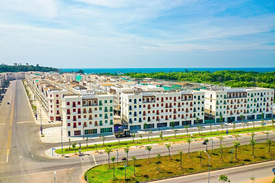 Tiến độ xây dựng Sun Grand City New An Thới tháng 01/2021.