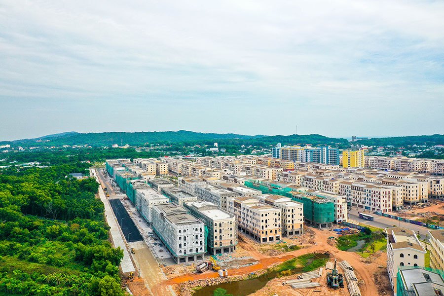 Tiến độ xây dựng Sun Grand City New An Thới tháng 01/2021.