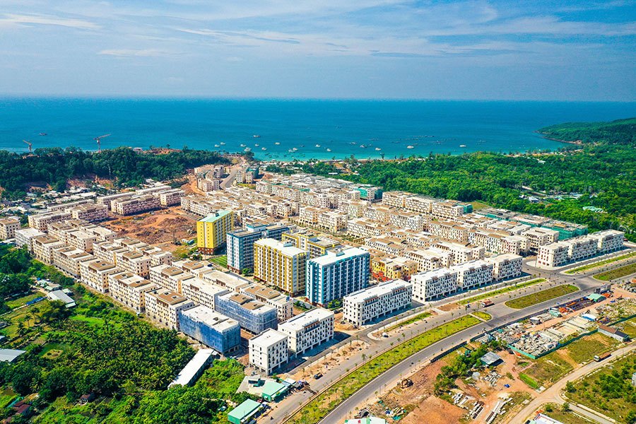 Tiến độ xây dựng Sun Grand City New An Thới tháng 01/2021.