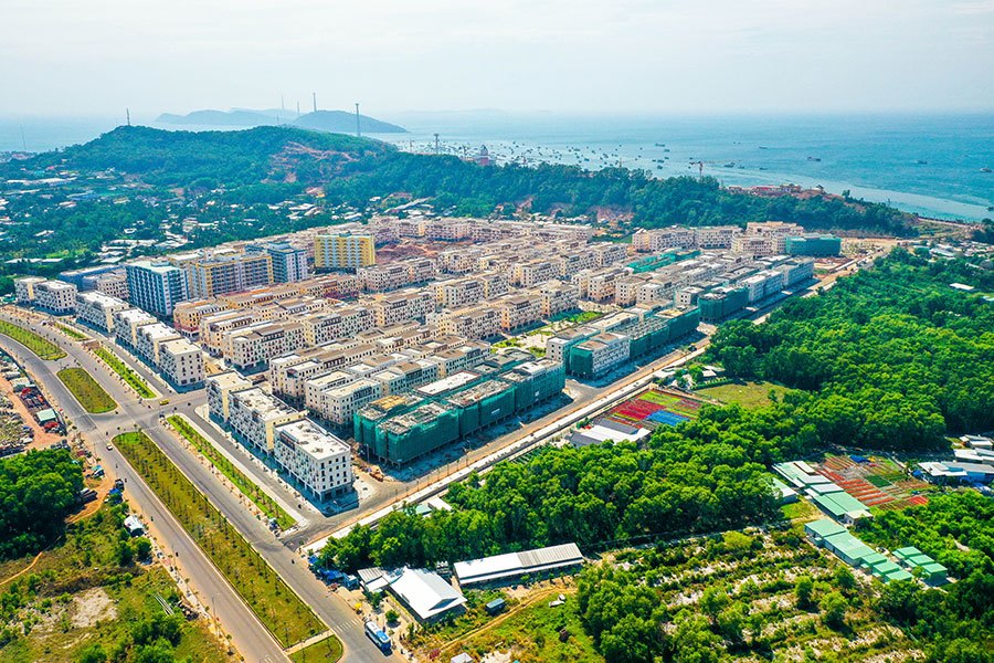 Tiến độ xây dựng Sun Grand City New An Thới tháng 01/2021.