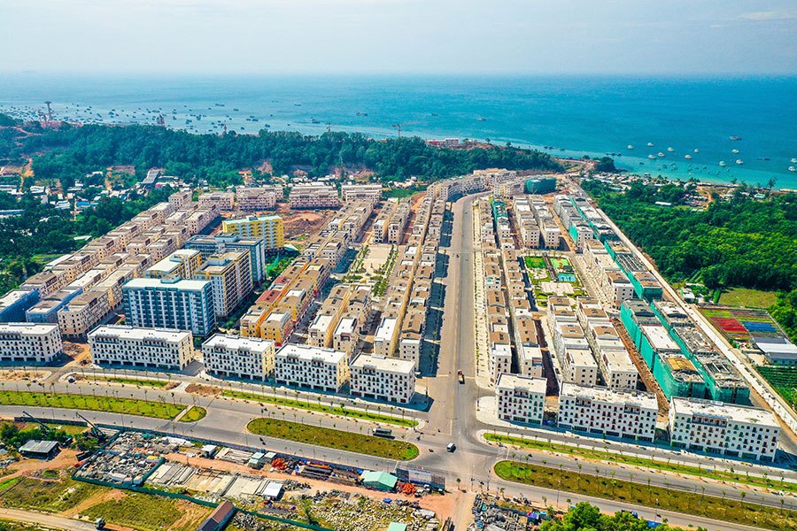 Tiến độ xây dựng Sun Grand City New An Thới tháng 01/2021.