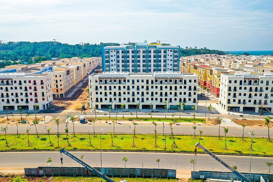 Tiến độ xây dựng Sun Grand City New An Thới tháng 01/2021.