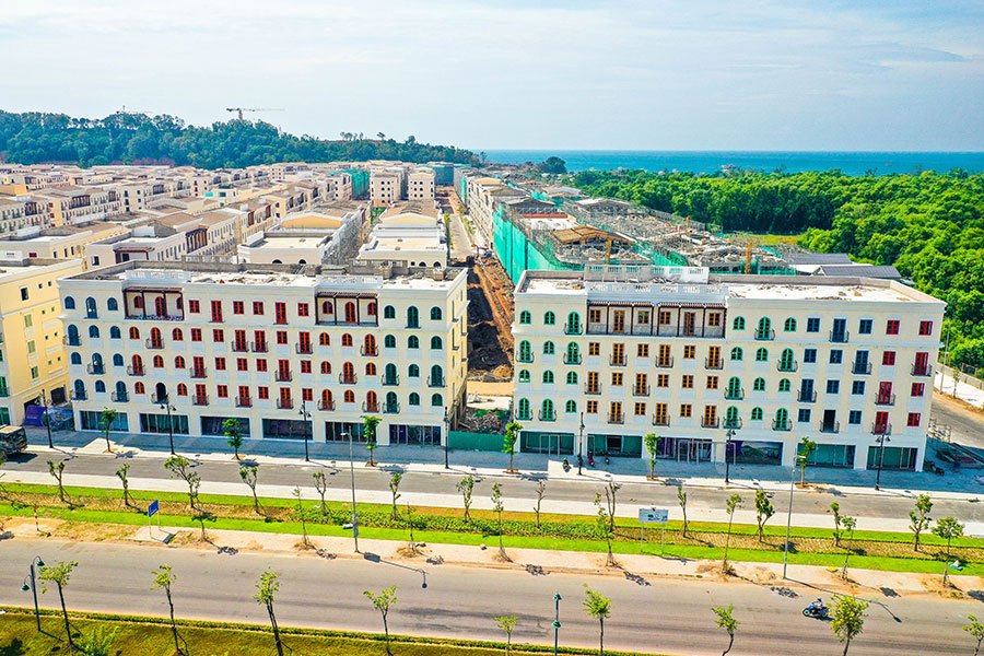 Tiến độ xây dựng Sun Grand City New An Thới tháng 01/2021.