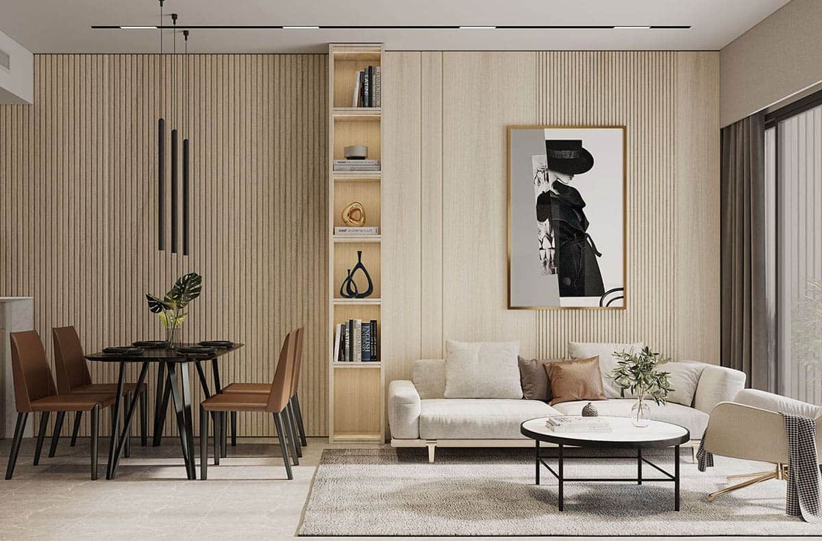 Hình ảnh thiết kế nội thất căn hộ điển hình tại dự án The River Thủ Thiêm