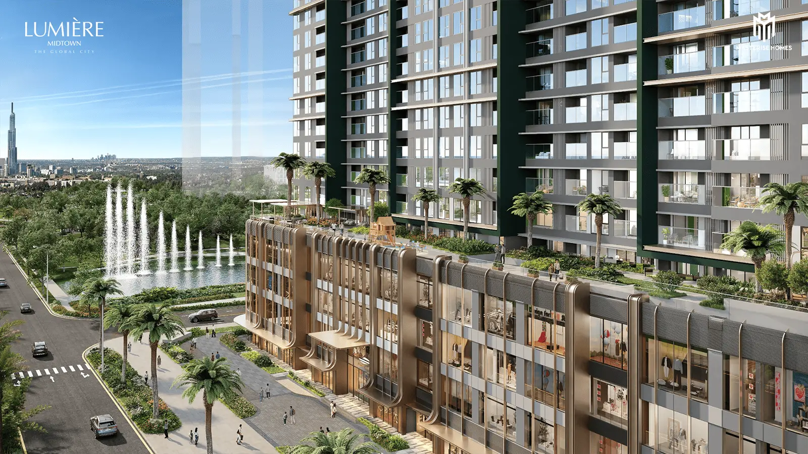 Toàn cảnh dự án LUMIÈRE Midtown – không gian sống tinh tế giữa lòng đô thị The Global City.