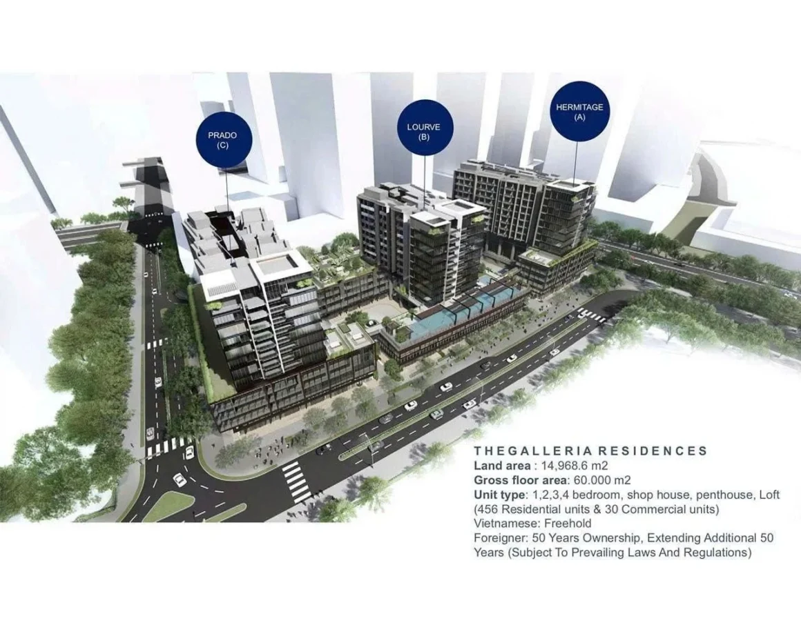 Mặt bằng tầng The Galleria Residence