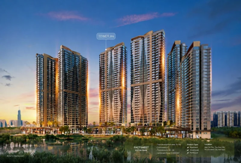 Mặt bằng tháp A4 - Eaton Park
