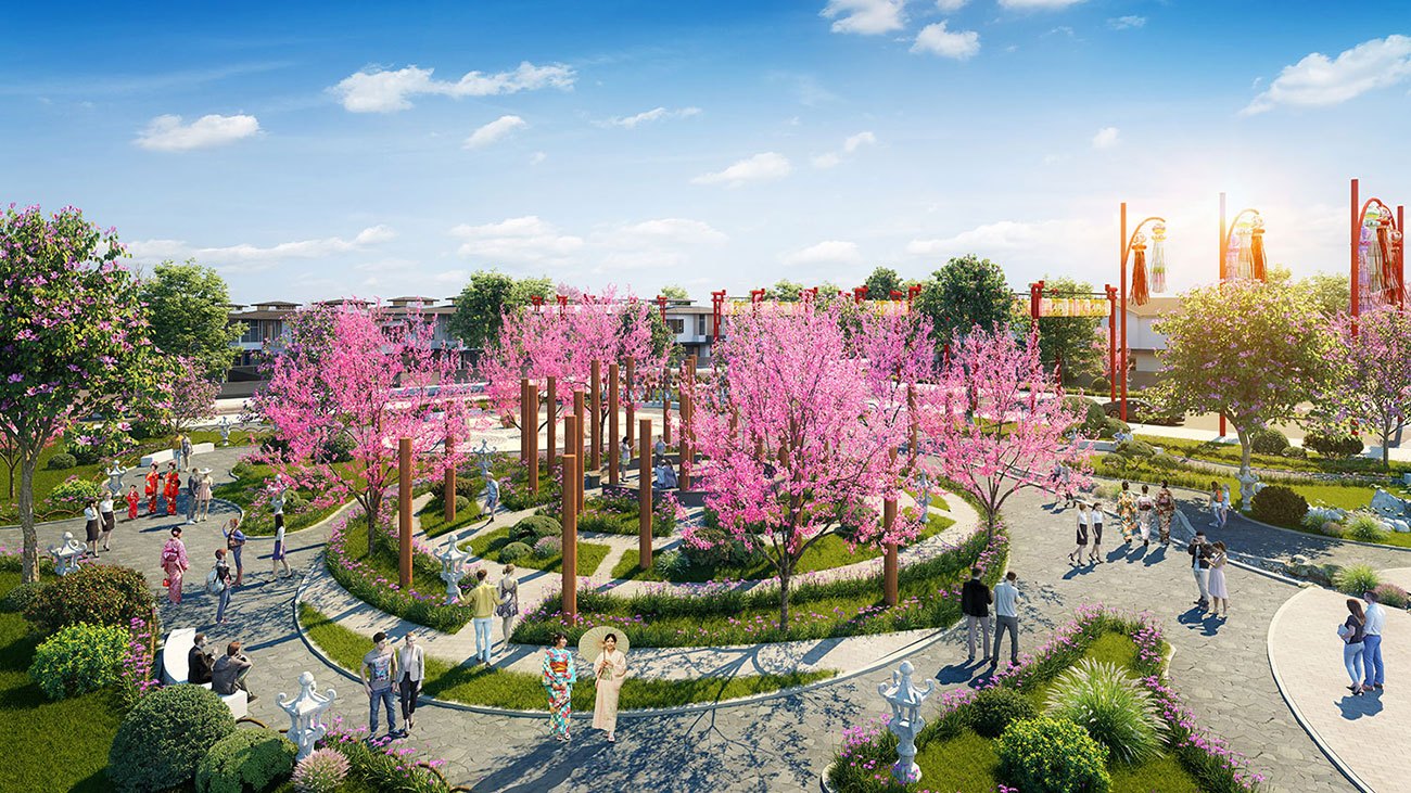 Công viên bốn mùa Sakura tại Sun Beauty
