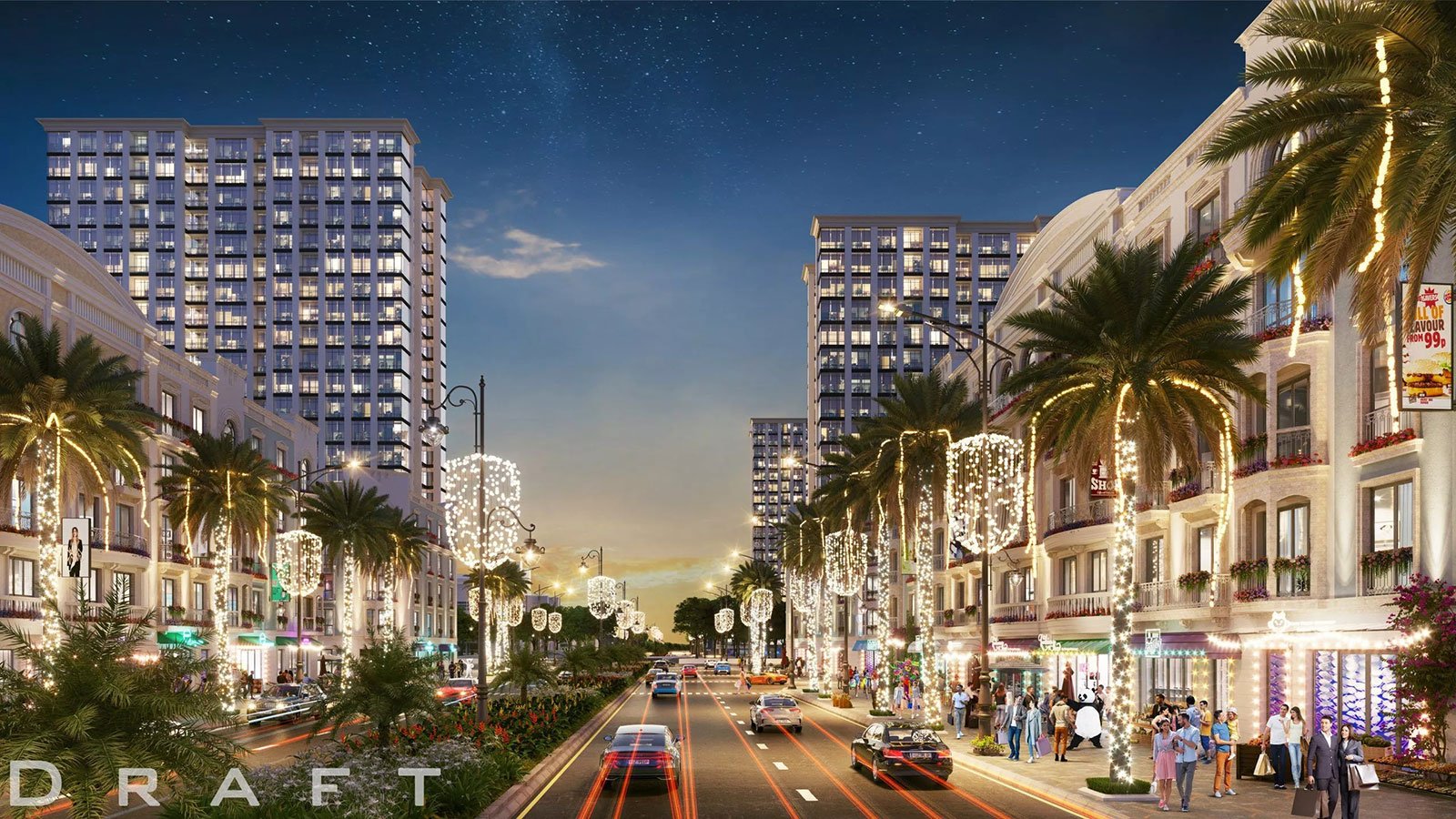 Thiết kế shophouse Sun Grand Boulevard tại Sầm Sơn.