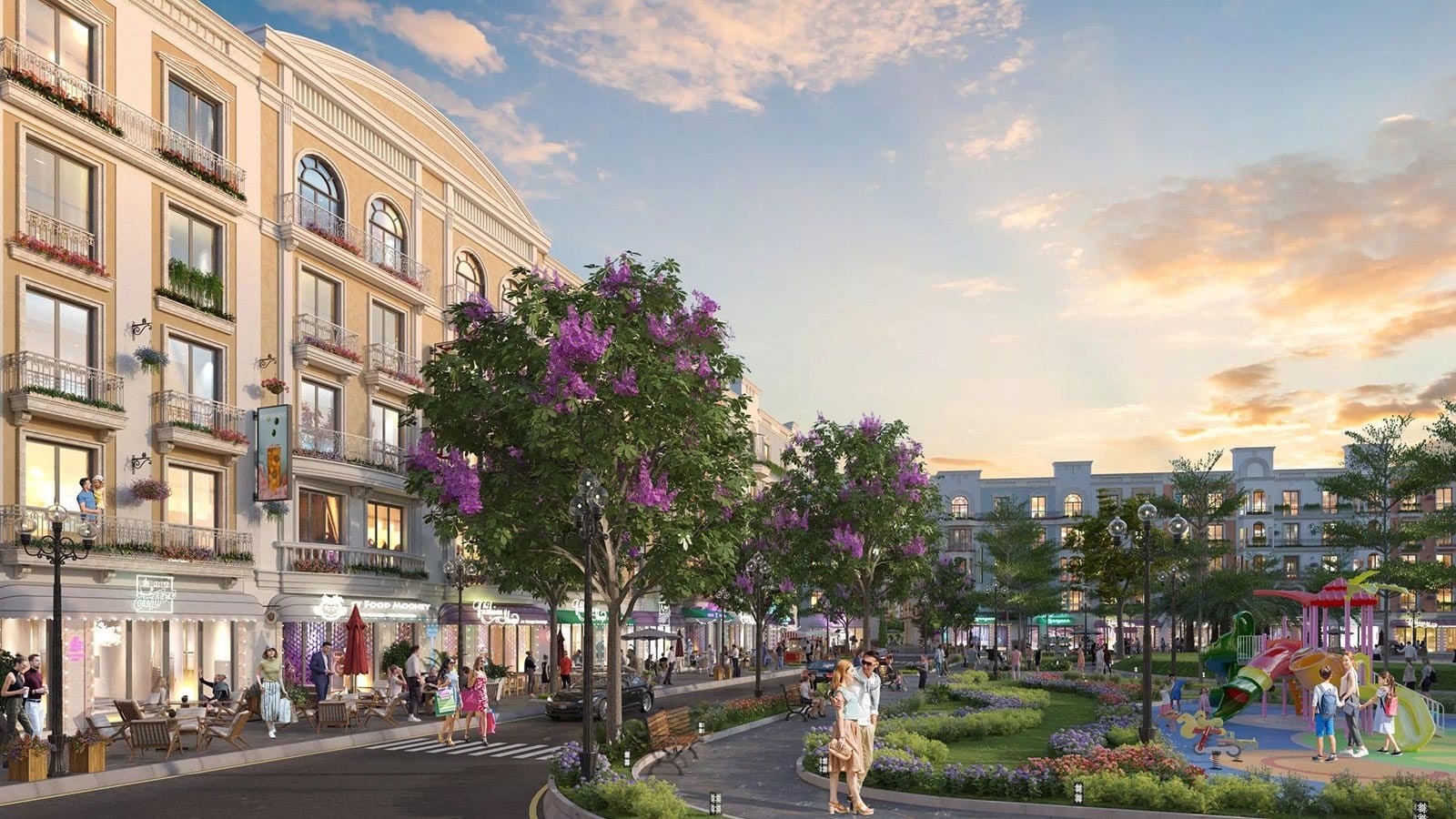 Thiết kế shophouse Sun Grand Boulevard tại Sầm Sơn.