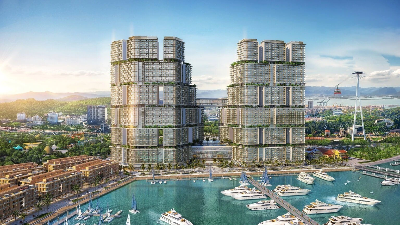 Bến du thuyền đẳng cấp neo đậu những siêu du thuyền sang trọng