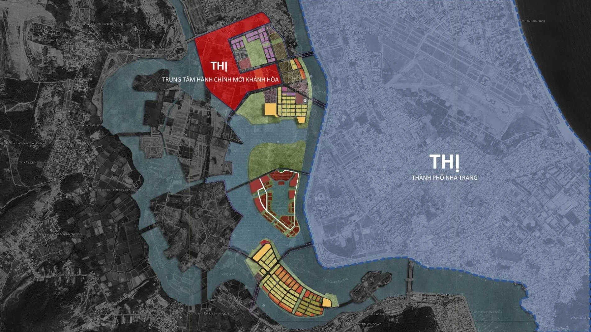 Phân khu dự án Charmora City Nha Trang nằm kế cận trung tâm hành chính mới tỉnh Khánh Hòa