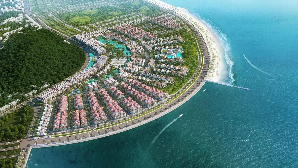 Phối cảnh chi tiết phân khu biệt thự Sun Grand City Feria mặt biển Bãi Cháy