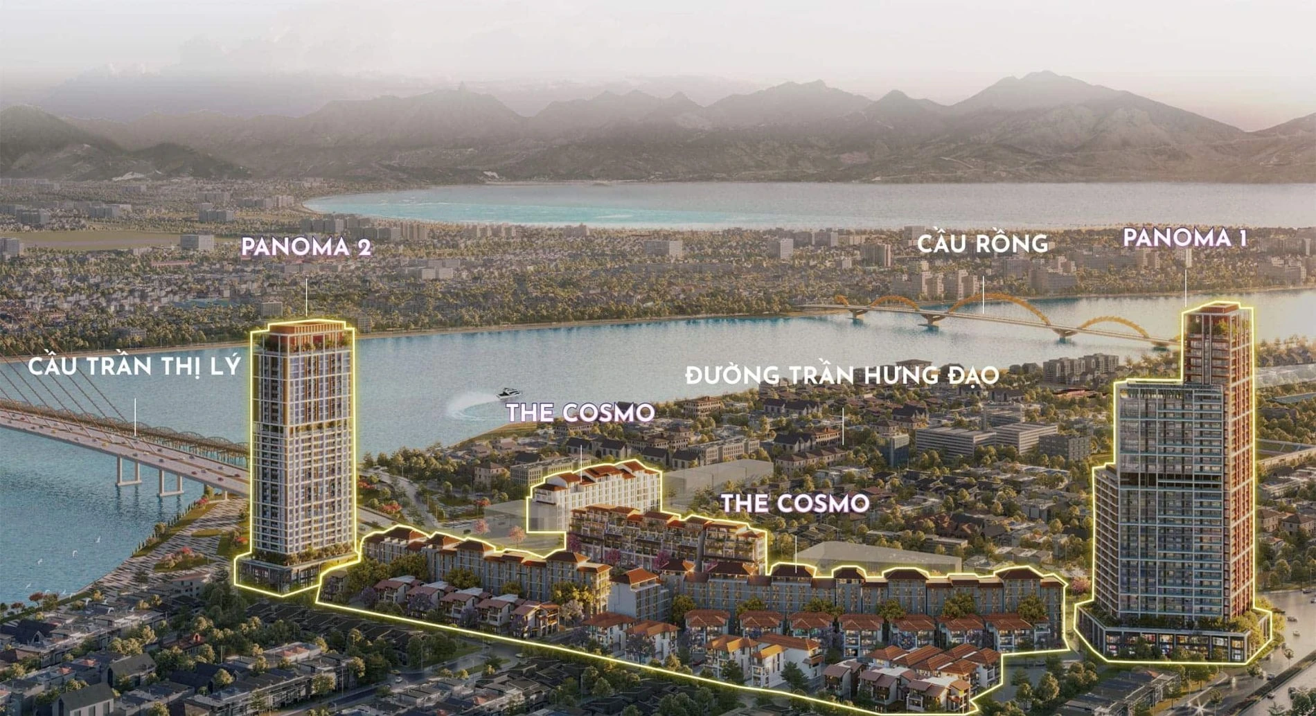 Sơ đồ mặt bằng tổng thể dự án Sun Cosmo Residence Đà Nẵng