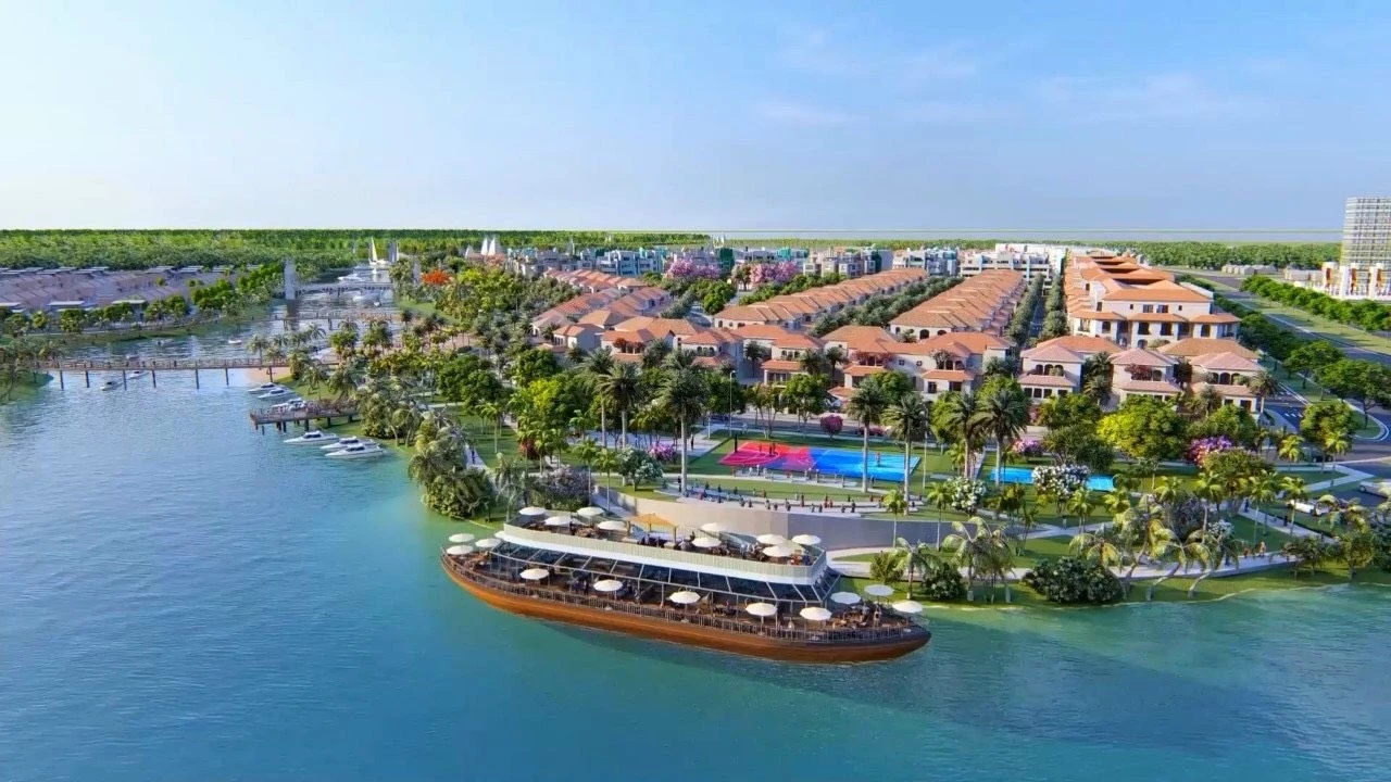 Nhà hàng thiết kế hình chiếc tàu đỗ ven sông phục vụ thực khách