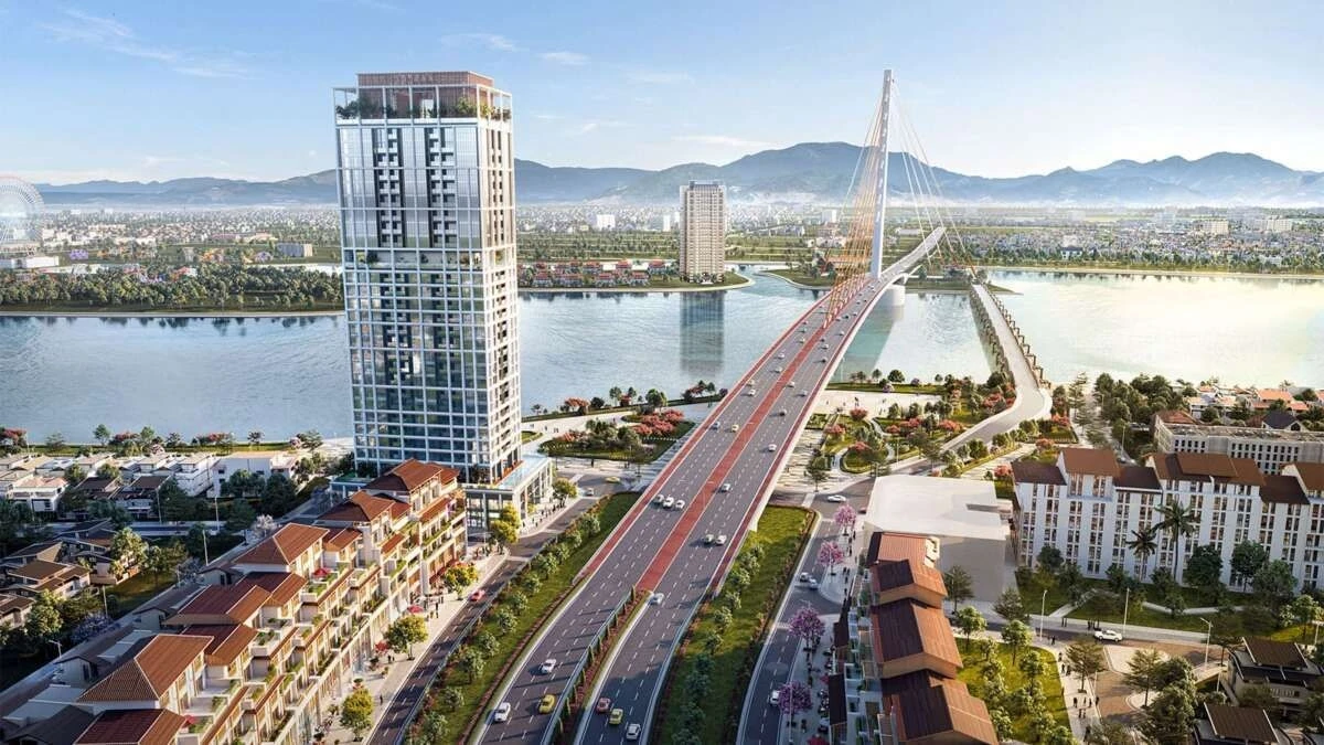 Hạ tầng giao thông kết nối trực tiếp dự án Sun Cosmo Residence với cầu Trần Thị Lý