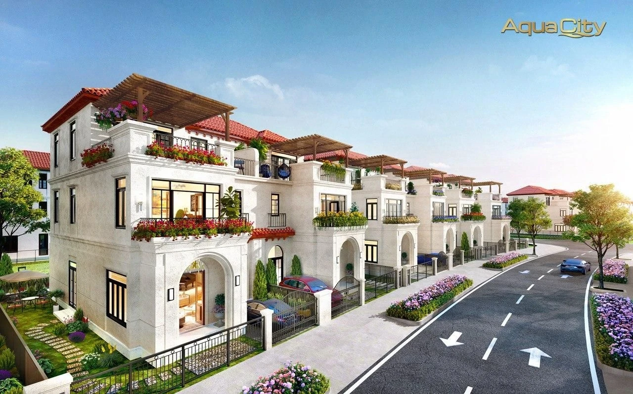 Các căn biệt thự ven sông hưởng lợi trực tiếp từ hệ sinh thái tiện ích đẳng cấp