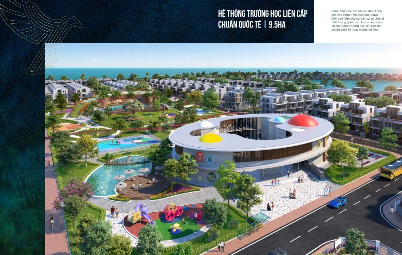 Khuôn viên trường học liên cấp quốc tế tại Aqua City