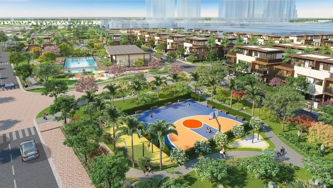 Sân bóng rổ và khu vực tập thể dục ngoài trời tại Izumi Canaria