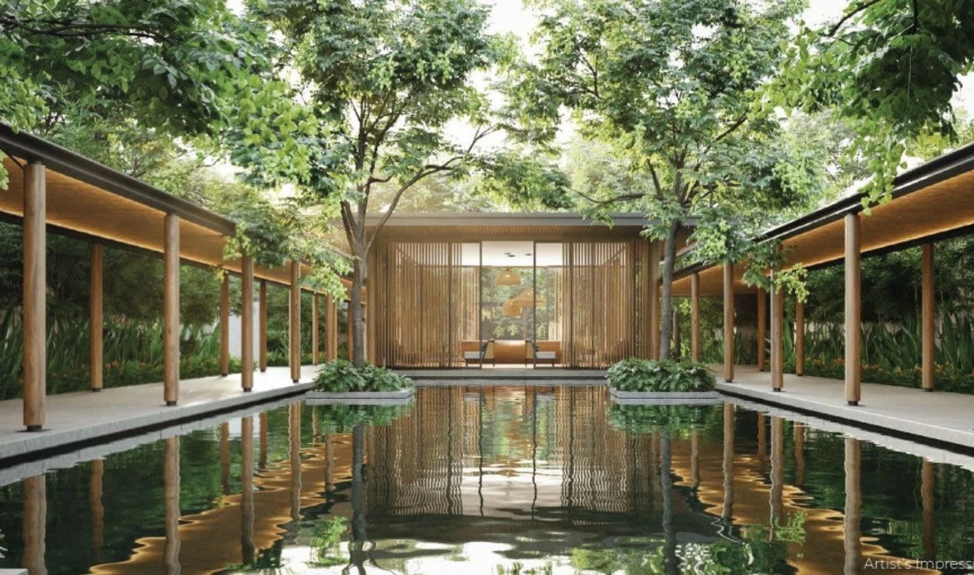 Không gian tĩnh lặng tại khu vực Spa trị liệu thiên nhiên