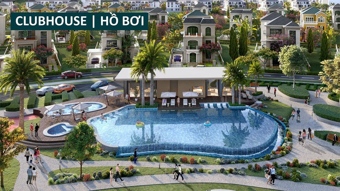 Khu vực Clubhouse và hồ bơi mang lại trải nghiệm nghỉ dưỡng ngay tại nhà