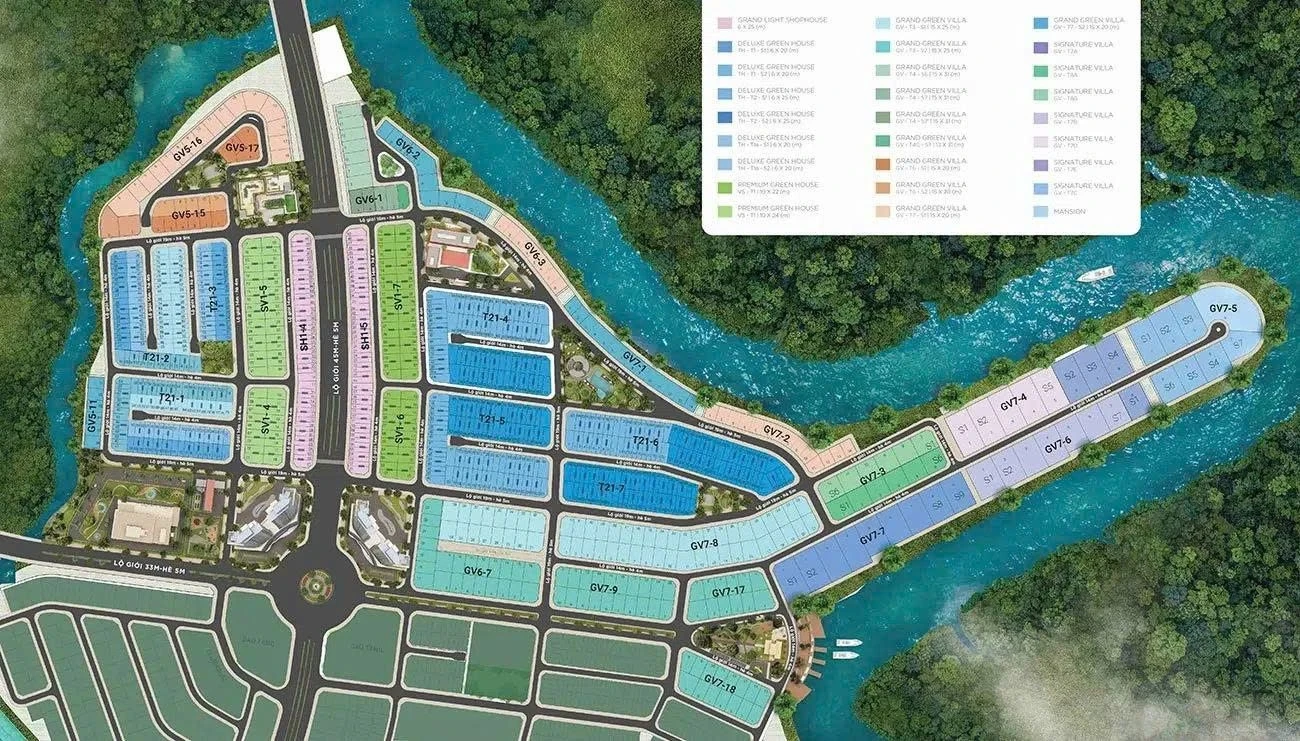 Quy hoạch chi tiết phân khu The Valencia mang phong cách Địa Trung Hải