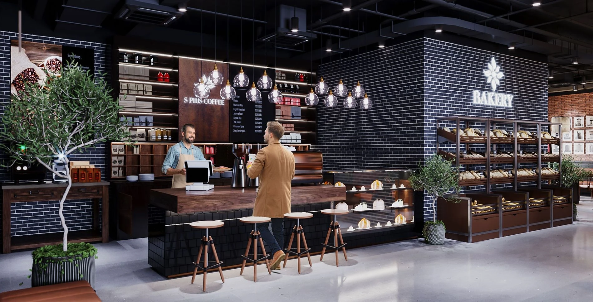 Quán cà phê và tiệm bánh ngọt phục vụ cư dân Sunshine City Sài Gòn