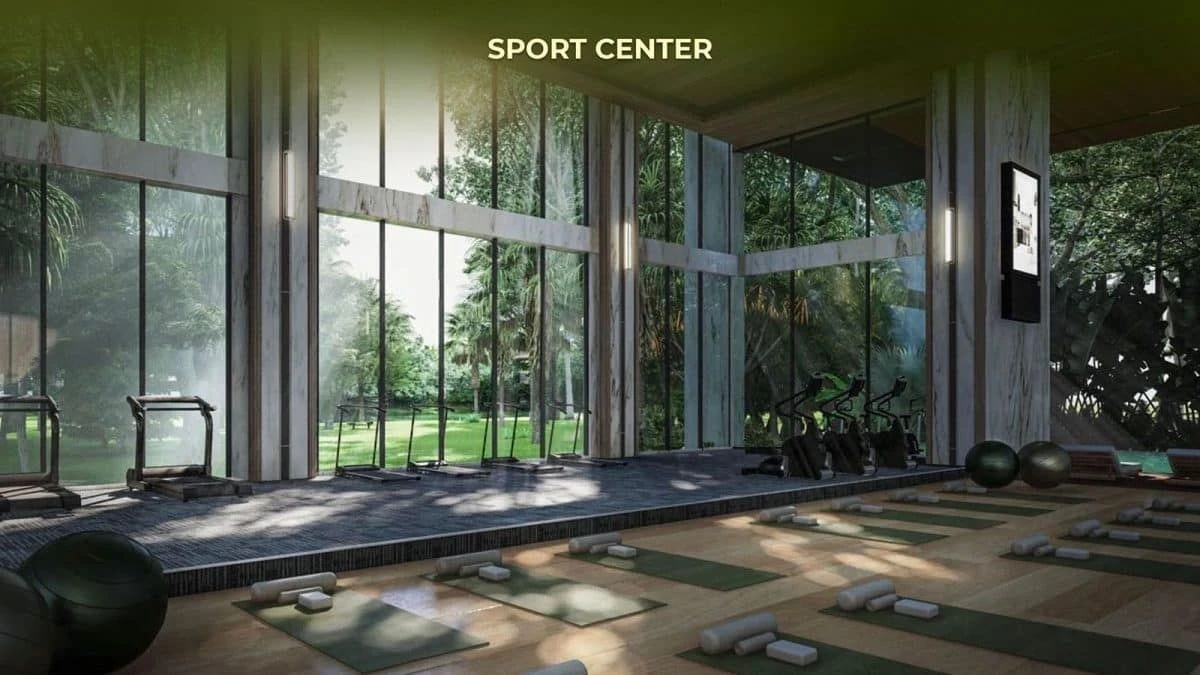 Phòng tập gym và yoga hiện đại tại Sport Center Eco Village Saigon River