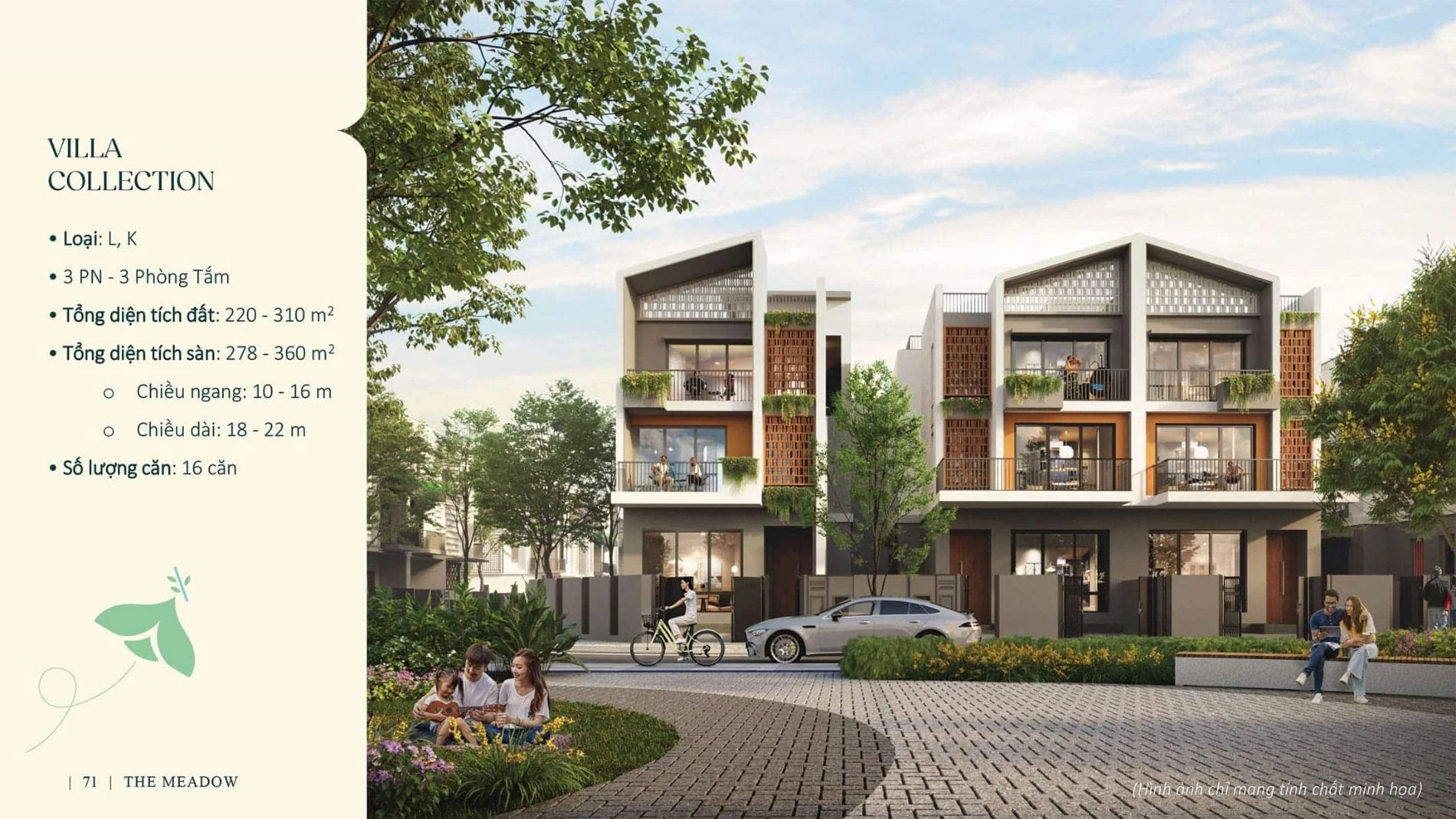 Kiến trúc đẳng cấp của khu biệt thự Villa Collection dự án The Meadow